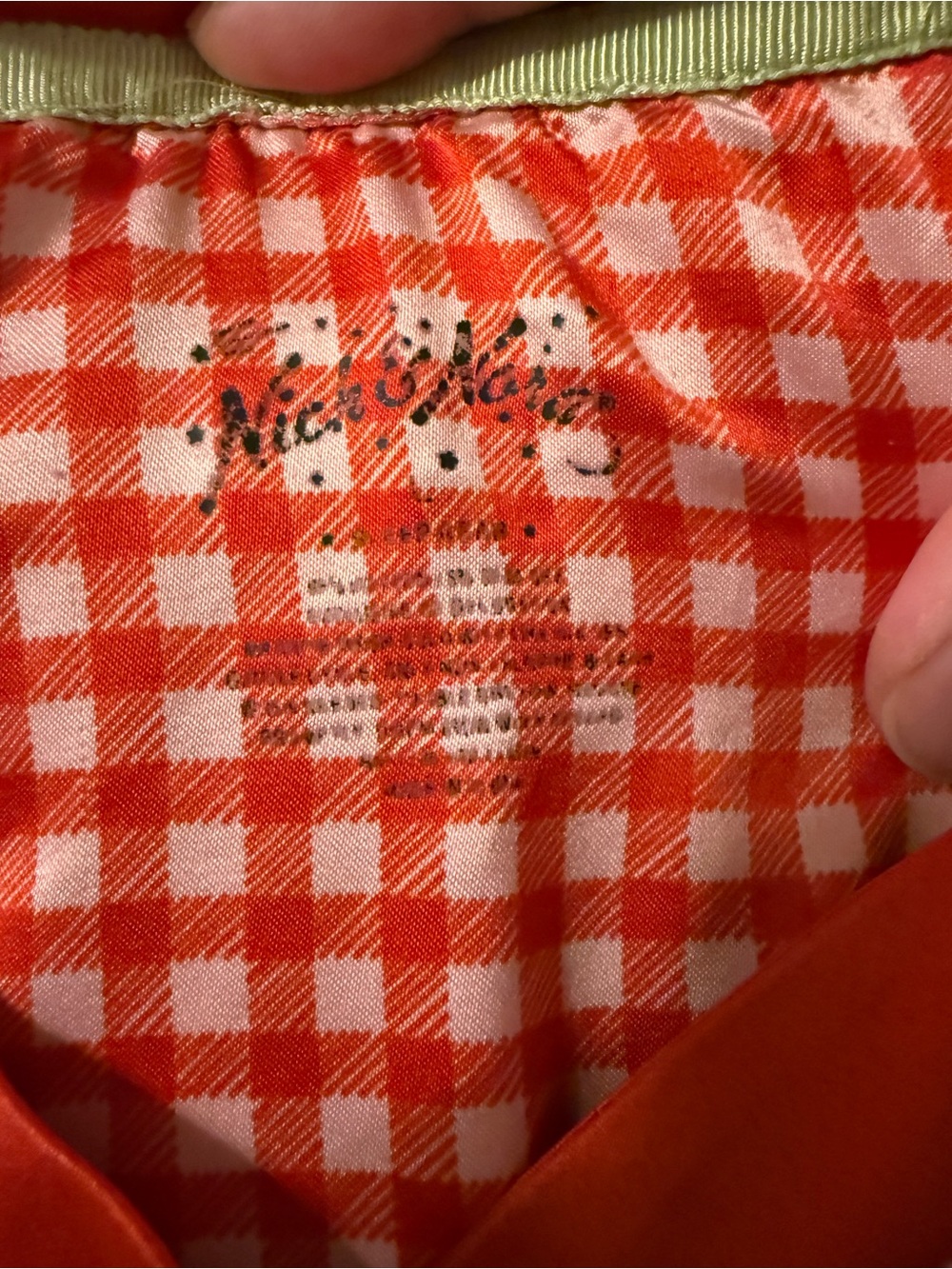Vintage Nick & Nora sleep shirt knit strawberry print good condition size L - Picture 6 of 6